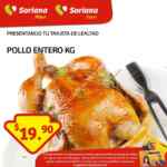 Oferta del día Soriana 18 de noviembre: Pollo entero a $19.90 el kilo