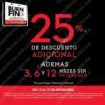 Ofertas Promoda Outlet El Buen Fin 2015: 25% de descuento adicional y hasta 12 meses sin intereses