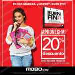 Ofertas Mobo Shop El Buen Fin 2015: 20% de descuento en tu segundo producto