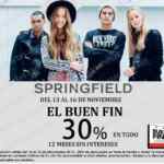 Ofertas Springfield El Buen Fin 2015: 30% de descuento en toda la tienda y 12 meses sin intereses