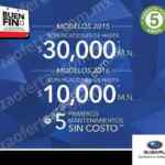 Ofertas Subaru El Buen Fin 2015: Bonos de hasta $30,000 y 5 primeros mantenimientos sin costo