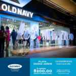 En Old Navy Plaza Ciudad Jardín te dan bolso y cupón de $200 de regalo si eres de los primeros 300 en llegar el 7 de noviembre