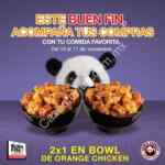Promoción Panda Express Buen Fin 2015: 2x1 en bowls de 5pm al cierre