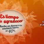 Promoción día de gracias Aerolíneas TAR: Hasta 40% de descuento si viajan varias personas