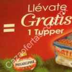 Promoción Philadelphia de Navidad: tupper GRATIS en la compra de 2 barras