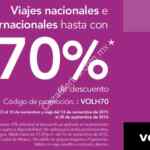 Promoción Volaris El Buen Fin 2015: Hasta 70% de descuento en viajes nacionales e internacionales