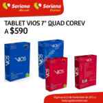 En Soriana Mercado tablet Vios 7 pulgadas a $590