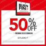 Ofertas Studio F El Buen Fin 2015: 50% de descuento en prendas seleccionadas