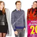 En Suburbia todos los suéteres con 20% de descuento del 19 al 23 de noviembre