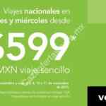 En Volaris vuelos sencillos nacionales desde $599 si viajas martes y miércoles
