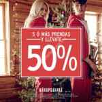 Hasta 50% de descuento en la compra de 5 prendas o más en Aeropostale