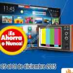 En Chedraui $1000 de bonificación para una pantalla nueva si llevas una tele vieja del 25 al 31 de diciembre