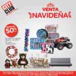 Venta navideña en City Club: Hasta 50% de descuento en todos los juguetes, muebles y artículos de navidad