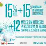 Promoción Devlyn y Banamex: 15% de descuento más 15% de bonificación más 12 meses sin intereses
