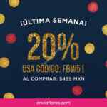 20% de descuento en Enviaflores con el cupón FBW51