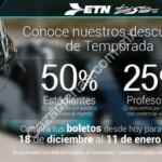 Promoción ETN Turistar: Boletos para estudiantes con 50% de descuento y para maestros con 25%
