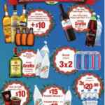 Promociones navideñas tiendas Extra y K: Productos GRATIS en la compra de vinos y licores