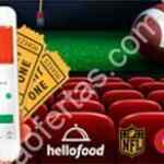 Cupón Hellofood Cinemex: 2 entradas gratis para partidos de la NFL