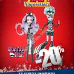 20% de descuento en toda la línea Monster High en Juguetibici