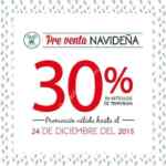 Preventa Navideña Julio: 30% de descuento en artículos de temporada