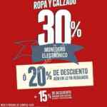 En Martí 30% en monedero en ropa y calzado + 15% de descuento con tarjetas Bancomer