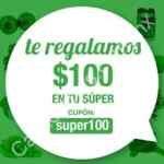 Promoción Mercadoni: $100 de regalo en supermercados Walmart, Superama, Chedraui, Costco, etc.