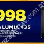 Smartphone Lumia 435 a $998 en Comercial Mexicana