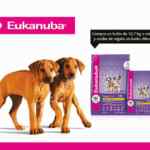 En Petco bulto de comida Eukanuba gratis comprando un bulto de 12.7 kg