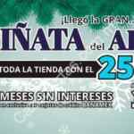 Gran piñata del ahorro Muebles Dico: Toda la tienda con 25% de descuento, 6 meses sin intereses y más