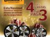 Promoción de Navidad Continental: 4×3 en llantas Continental, Euzkadi y General Tire