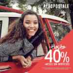 Rebajas de Fin de temporada en Aeropostale: Hasta 40% de descuento (aplica en Liverpool y Fábricas de Francia)
