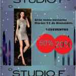 Venta Nocturna Studio F 22 de diciembre: del 20% al 50% de descuento