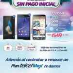 Telcel Gran Venta de Smartphones: celulares sin pago inicial y $300 de descuento en Amigo Kit desde $499