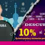 Venta Navideña Veerkamp: 10% al 30% de descuento en instrumentos musicales y accesorios
