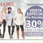 Venta pre-Navideña Mabel: 30% de descuento en toda la tienda + 6 meses sin intereses