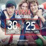 Venta Nocturna Aeropostale 4 y 5 de diciembre: 30% de descuento directo ó 25% de descuento + 6 msi