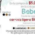 En Walmart carriola GRATIS en la compra de $5,000 en bebés