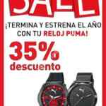 Hasta 35% de descuento en relojes en tiendas Puma Time
