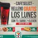 En 7-Eleven café GRATIS los lunes con termo del 7-Eleven