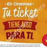 Promoción Ticket Cinemex 2016: boletos gratis, 2x1 y descuentos en cada ticket