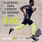 En Old Navy ropa Activewear a mitad de precio y playeras para correr de hombre a $149