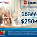 En PriceTravel hasta 18 meses sin intereses y $250 de descuento al pagar con Banamex