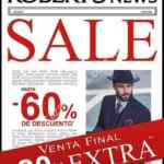 Rebajas de temporada Roberts: hasta 60% de descuento + 20% adicional