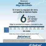 Promoción Telcel portabilidad: 6 meses de plan gratis al contratar un Plan Telcel Max sin Límites
