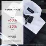 Venta Final Roberts: Hasta 60% de descuento + 20% de descuento extra