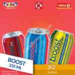 3x2 en bebida energética Boost en tiendas Extra y K