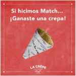 En La Crêpe Parisienne crepa GRATIS este 14 de febrero si haces match en Tinder