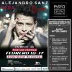 En Paseo Interlomas boletos gratis para los conciertos de Alejandro Sanz y Pandora con tus compras