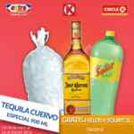 En tiendas Extra y Círculo K hielos y Squirt de regalo en la compra de 1 tequila Cuervo Especial