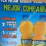En Farmacias Guadalajara pan dulce de regalo al comprar 2 Jumex Fresh